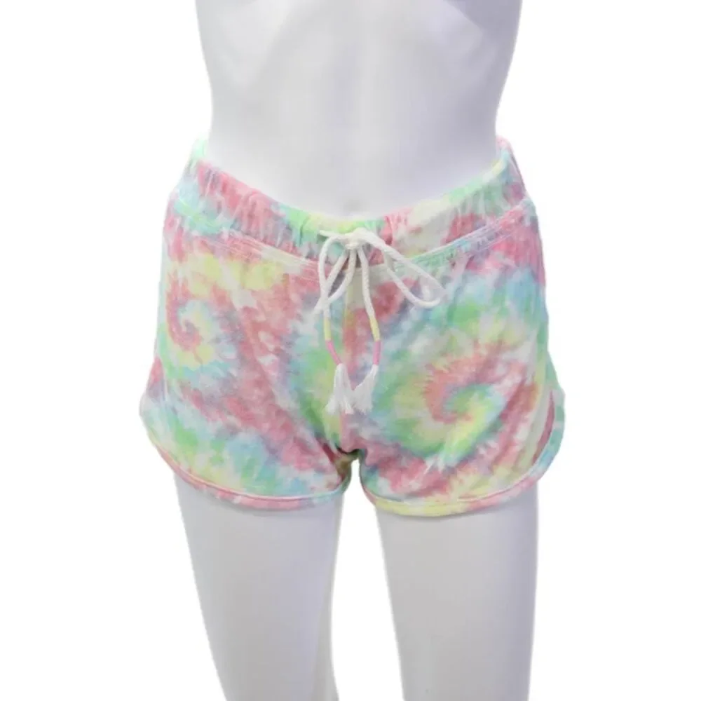 Emerson Road Womens Tie-Dye Sleeveless Scoop Neck Pajama Set Multicolor Size XS